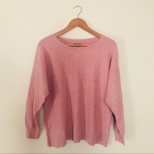 American Eagle Dusty Rose Light Pink Knit Sweater
